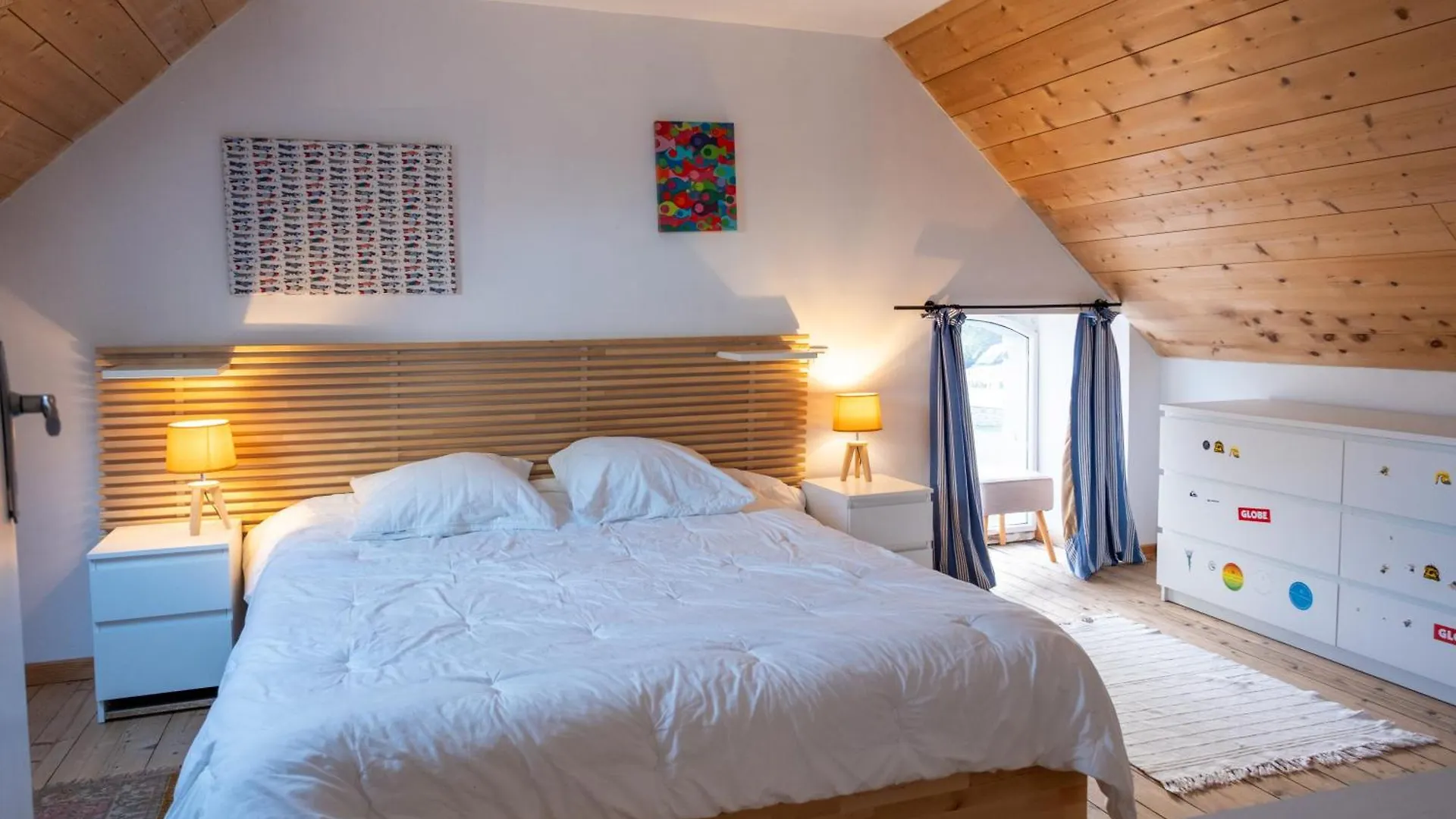 La Maison Aux Volets Bleus A 300M De La Plage Locquirec